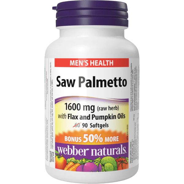 Saw Palmetto with Flax and Pumpkin Oils